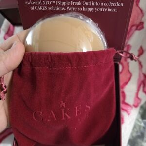 Cakes Nipple Covers with Red Velvet Pouch OG